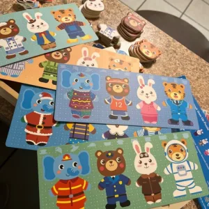 Received Wooden Dress Up Puzzle Set from customer L***a.