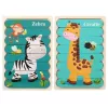 wooden puzzle, 3d puzzle, 3d wooden puzzle, cartoon 3d puzzle