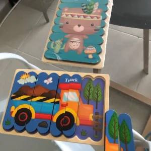 Received 3D Wooden Strip Cartoon Puzzle from customer L***a.