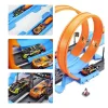 catapult car toy, racing track