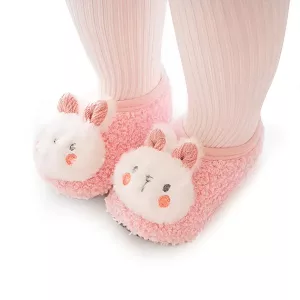 baby slippers, kids shoes, baby shoes, warm slippers, plush slippers, non slip slippers