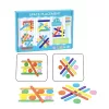 rainbow sticks game, matching game, educational game, educational toy