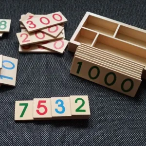 Received Wooden Numbers Card for Math Learning from customer P****n.