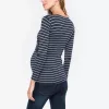 long sleeve shirt, striped shirt, long sleeve top, maternity shirt