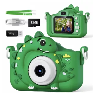 kids camera, dinosaur camera