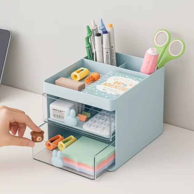 desk organiser, desk drawers, crafts storage box, stationery organiser, desk storage box