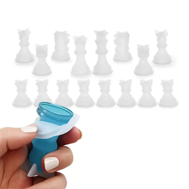 chess piece mould, resin chess set mold