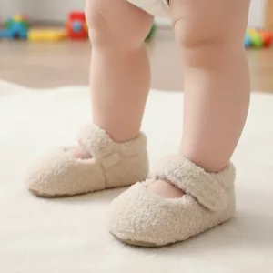 non slip shoes, baby shoes, first walkers shoes, plush first walkers shoes, baby winter boots, cute non slip shoes